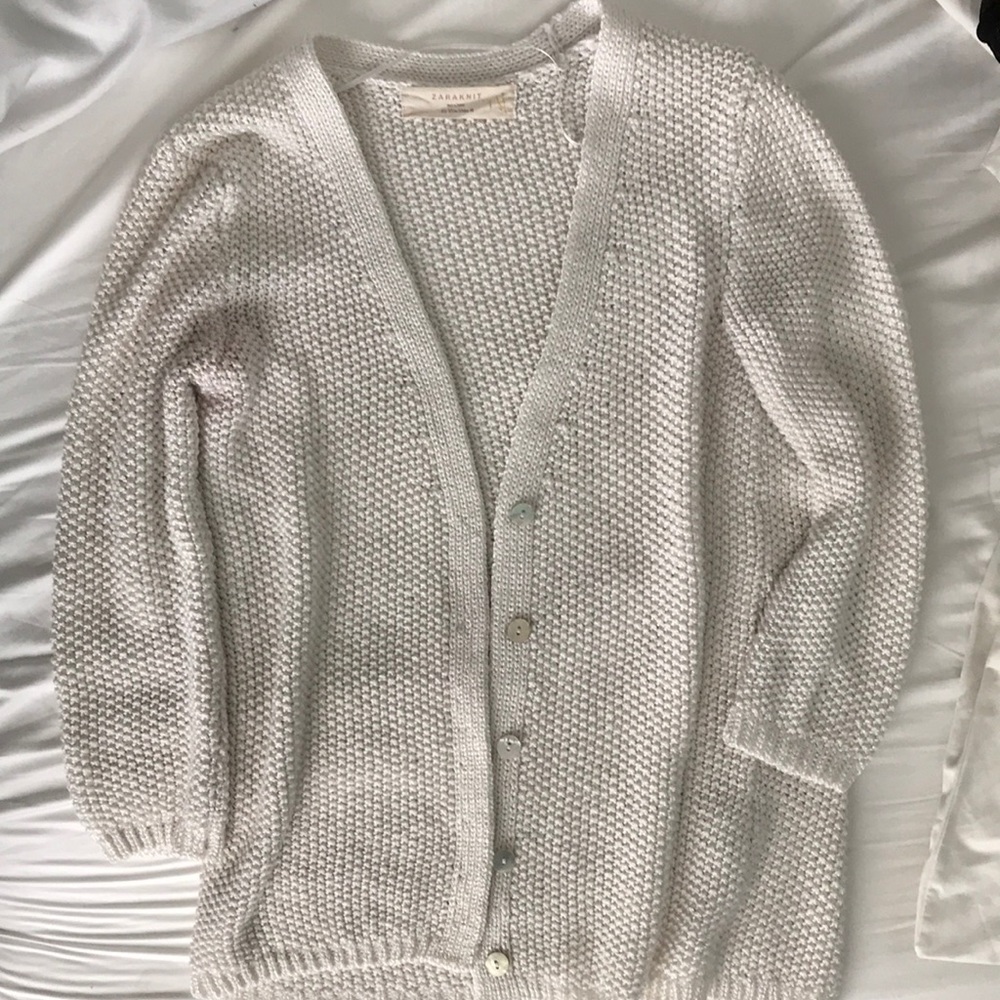 Cream/white Cardigan